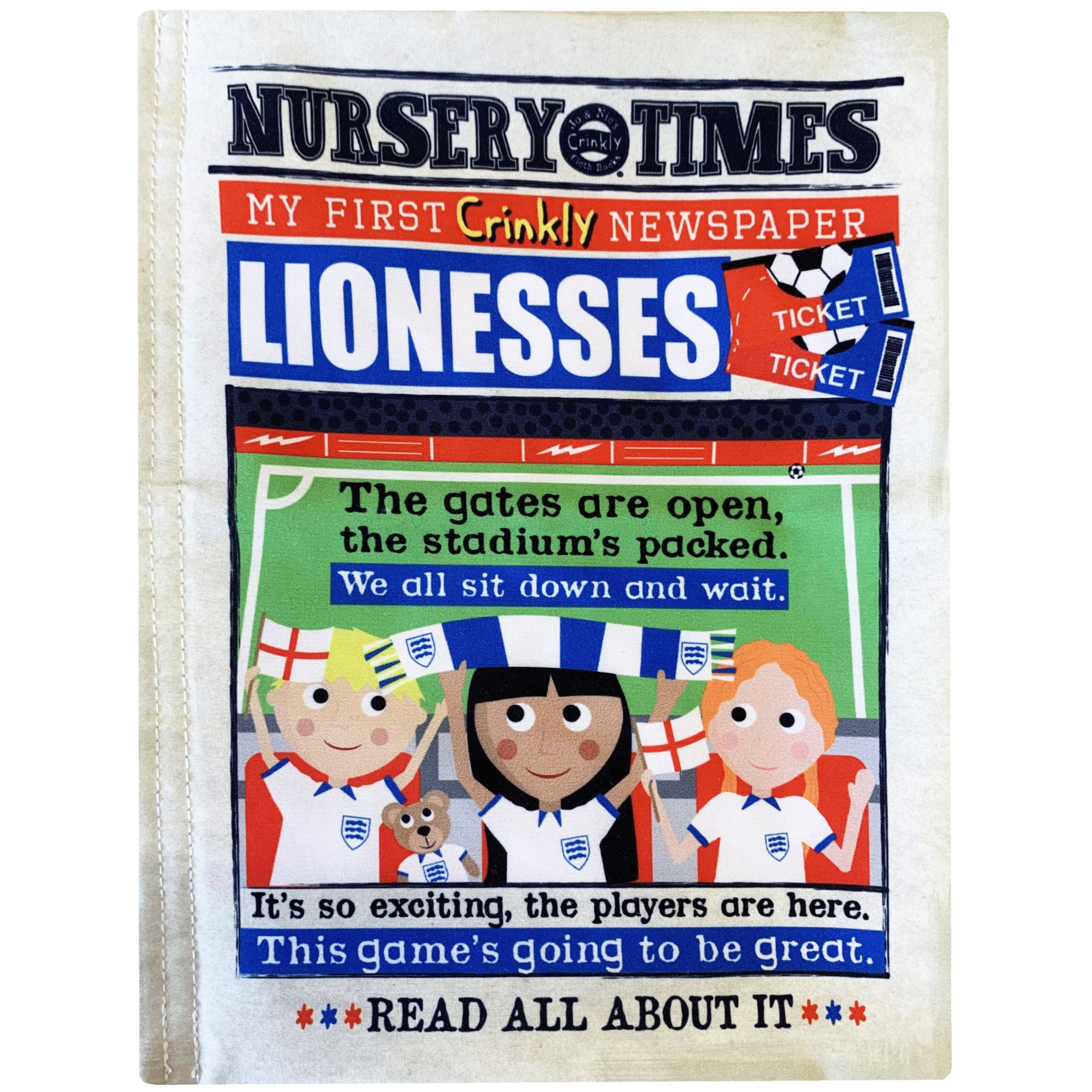 CRINKLY BOOK NEWSPAPER