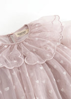 DERA B DRESS - CLOUD GREY HEARTS