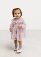 DERA B DRESS - CLOUD GREY HEARTS
