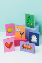 DIE CUT CHRISTMAS CARD - XMAS TREE