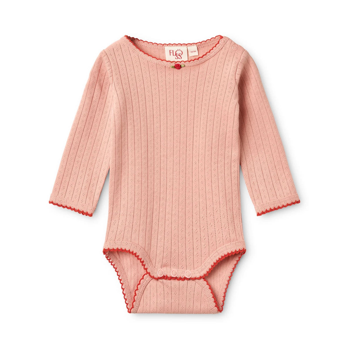 LIVA LONG SLEEVE BODY - WARM PINK