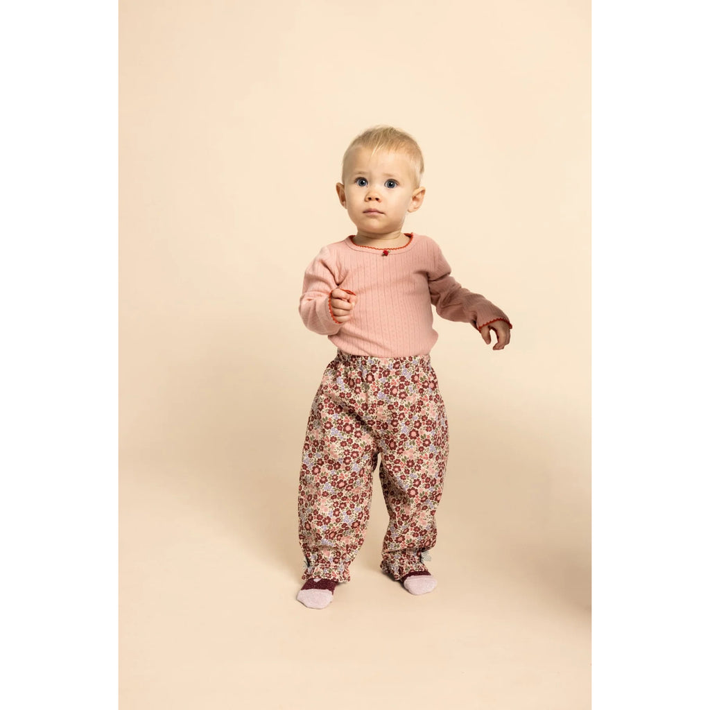 LIVA LONG SLEEVE BODY - WARM PINK