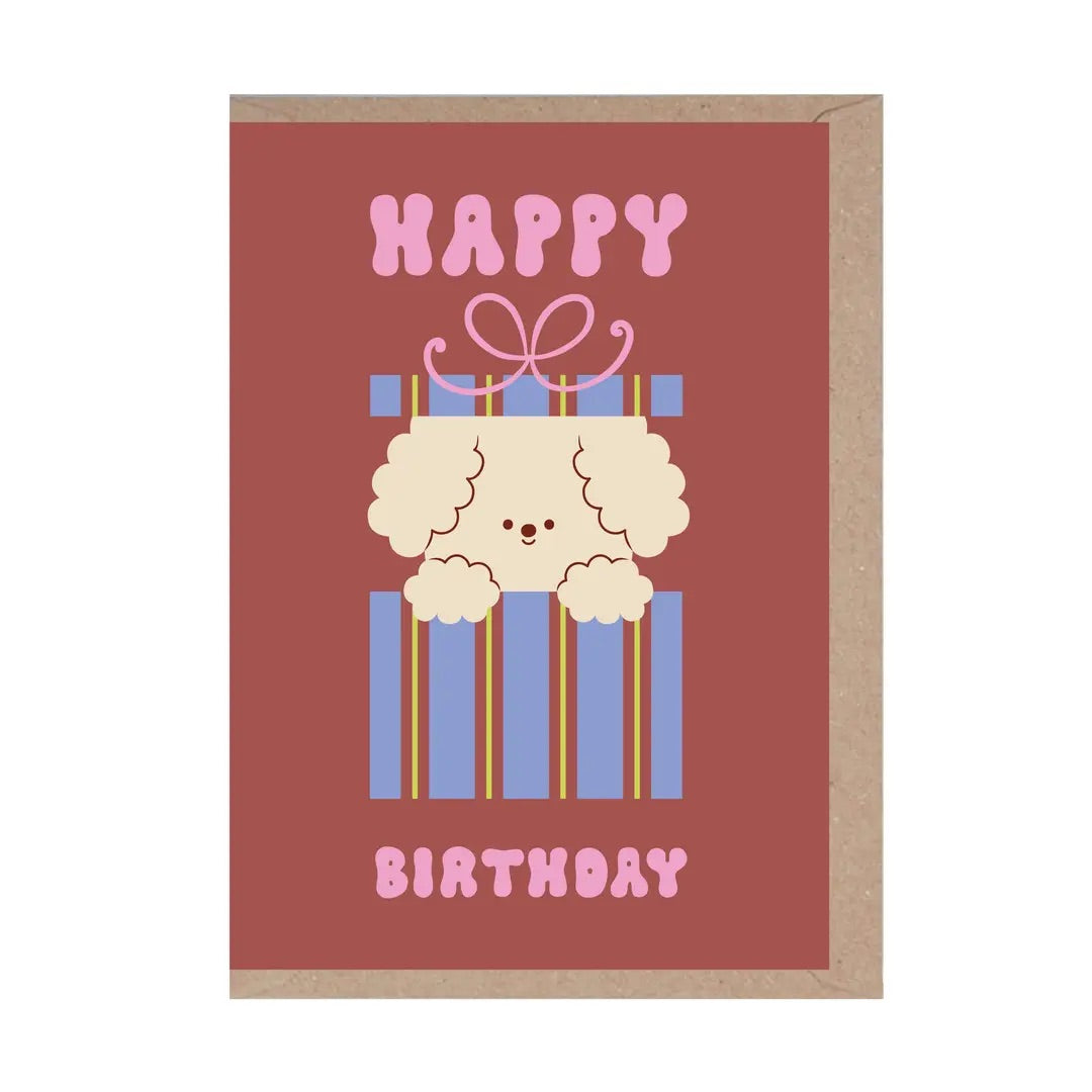 HAPPY BIRTHDAY CARD - CUTE DOG