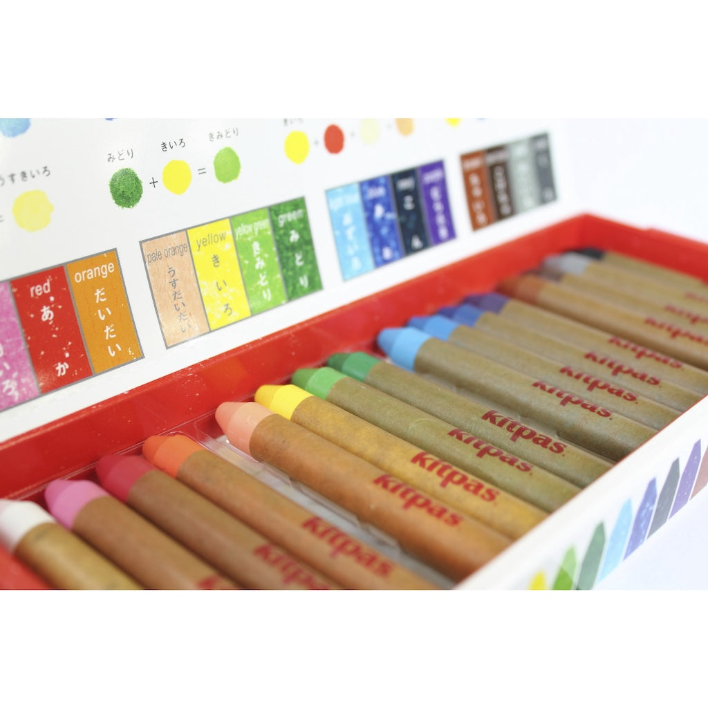 KITPAS RICE CRAYONS MEDIUM 6 COLOURS