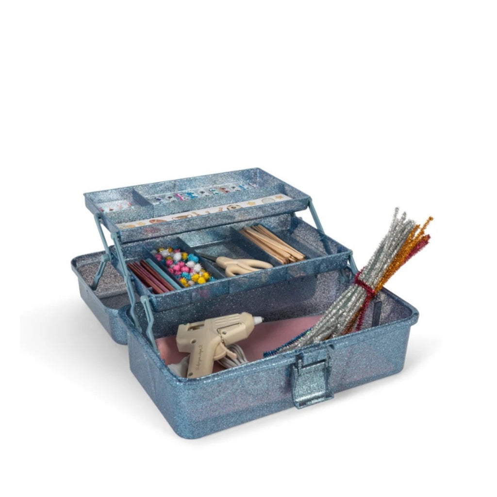 HOBBY ART CADDY - GLITTER BLUE