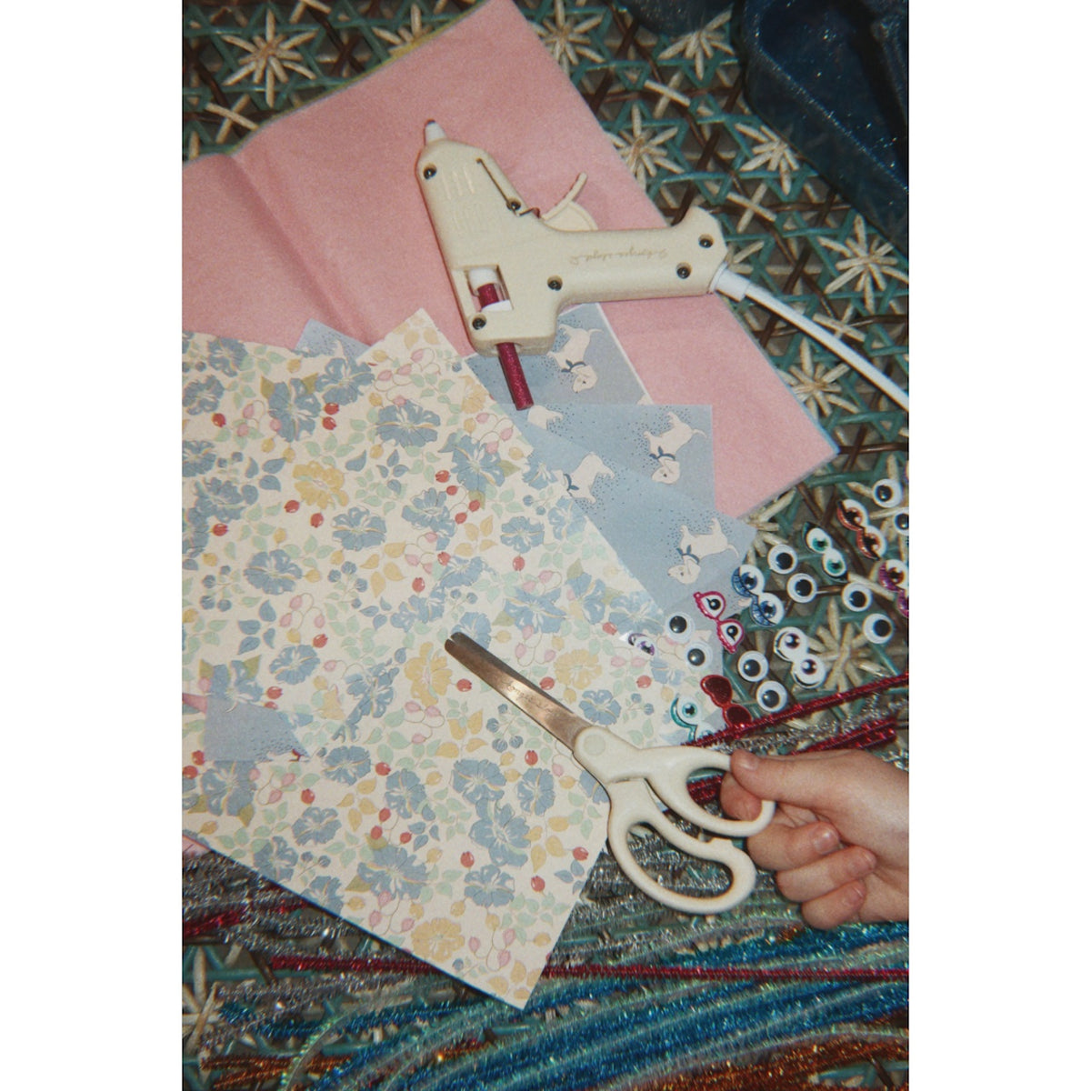 HOBBY ART CADDY - GLITTER BLUE