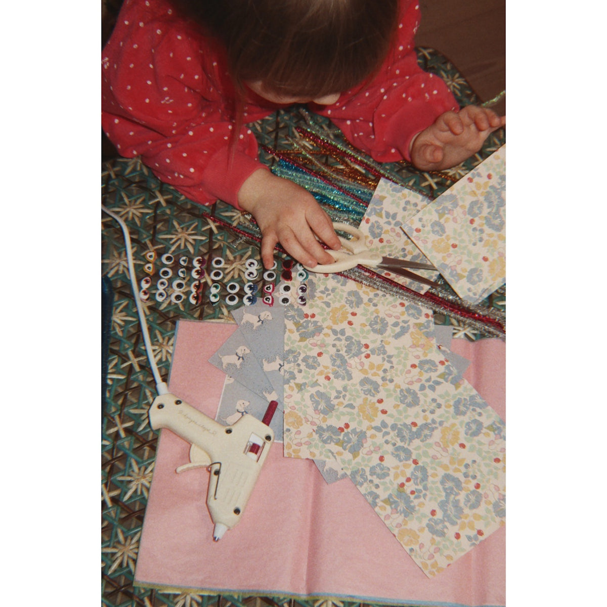 HOBBY ART CADDY - GLITTER BLUE
