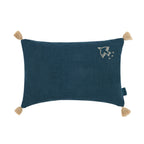 L1N0 TASSEL SMALL EMBROIDERY RECTANGULAR LINEN CUSHION