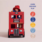 PADDINGTON BEAR WOODEN LONDON BUS