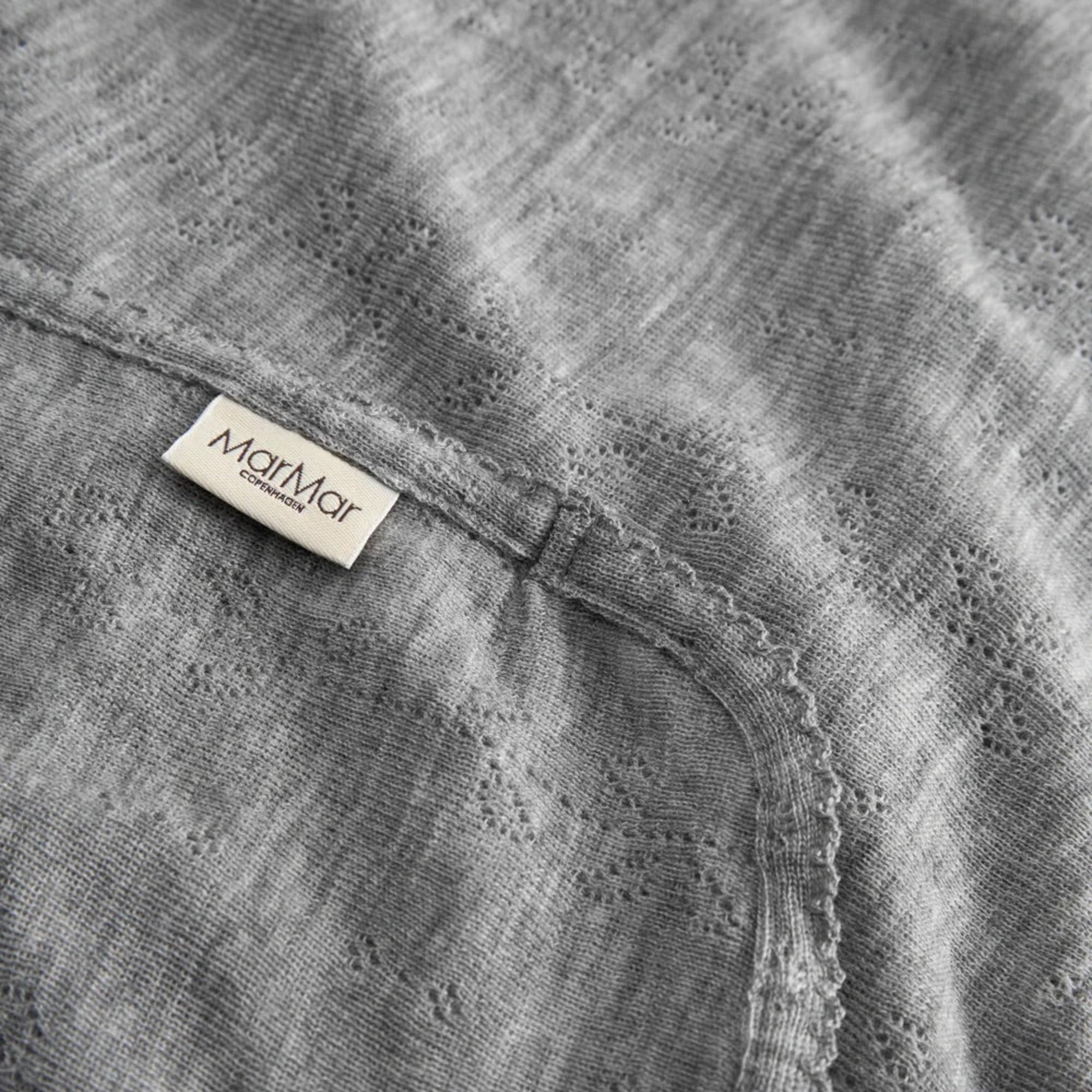 ALIDA WOOL POINTELLE BABY BLANKET