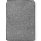 Gray blanket on a white background