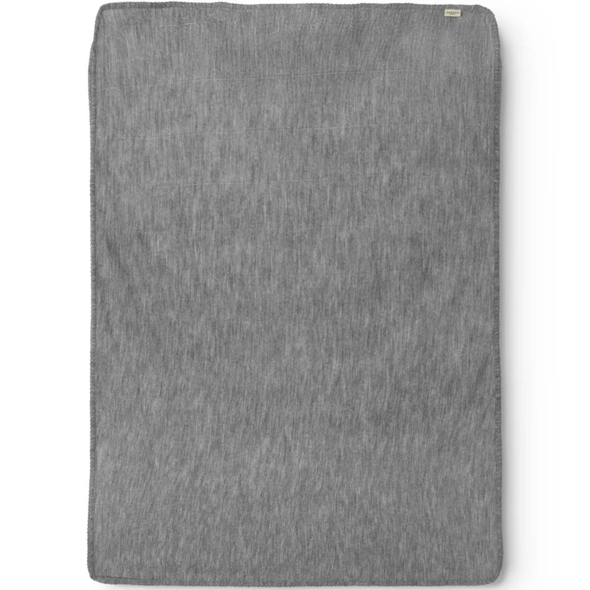 Gray blanket on a white background