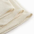 ALIDA WOOL POINTELLE BABY BLANKET