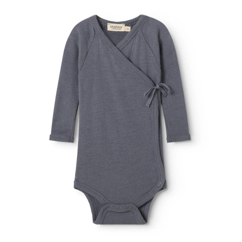 BELITA POINTELLE WOOL BODY - Rainstorm
