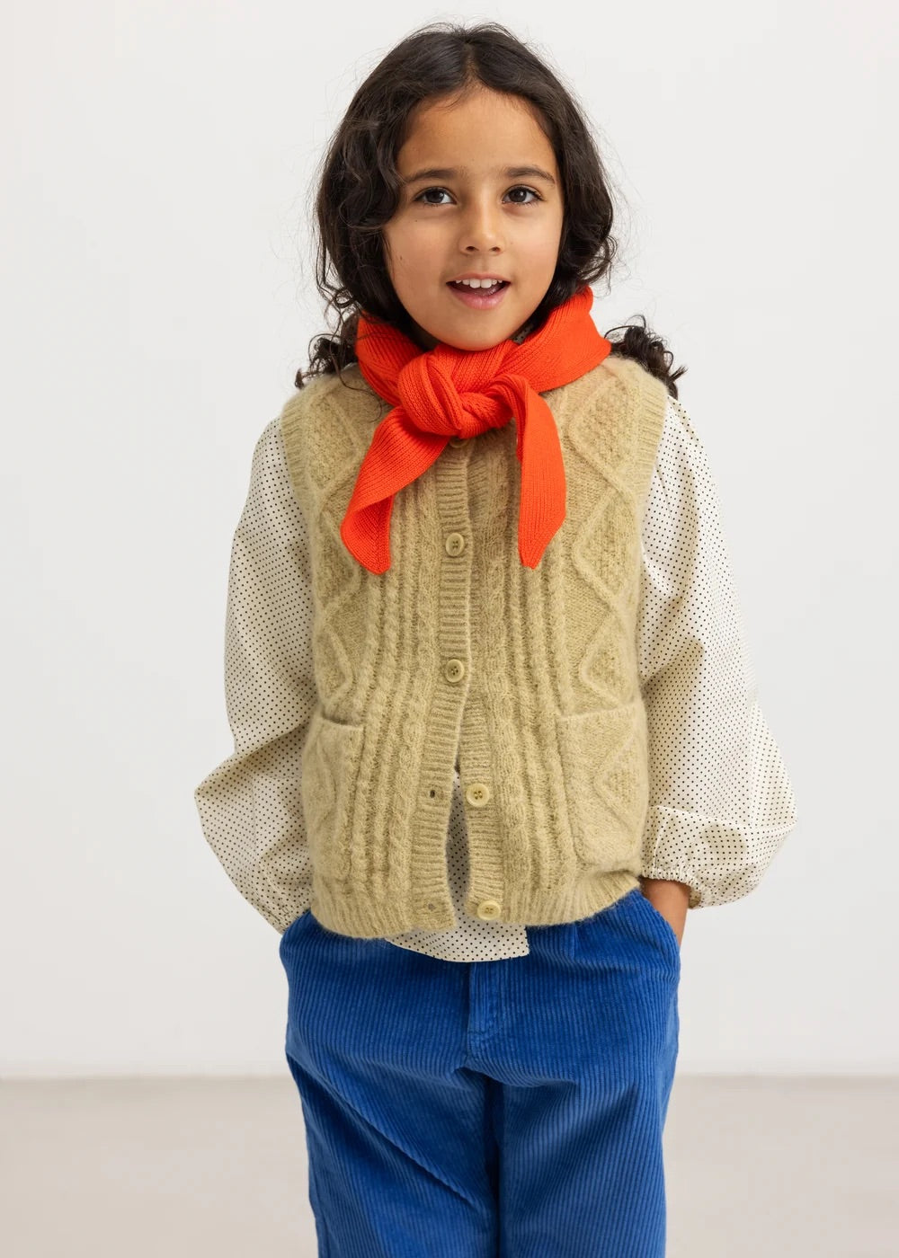 ARKO SCARF - GRAPEFRUIT