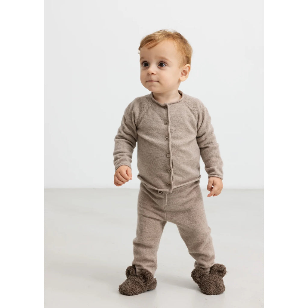 POWYS CASHMERE PANTS - ALPACA MELANGE