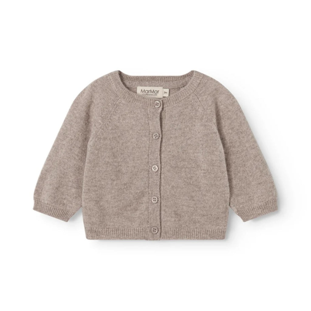 TAMLA CASHMERE CARDIGAN - ALPACA MELANGE