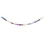 BRIGHT VELVET CHAIN LINK GARLAND