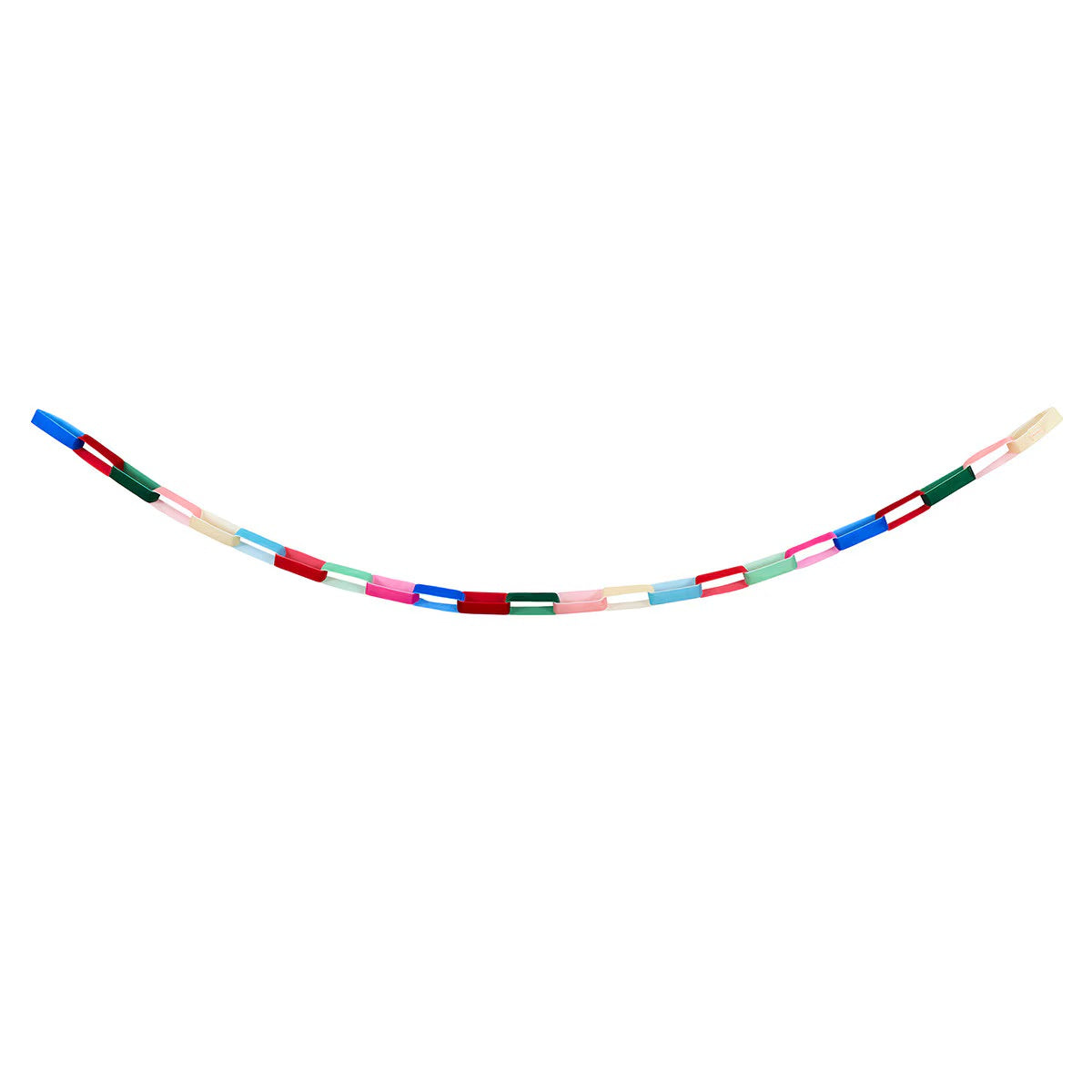 BRIGHT VELVET CHAIN LINK GARLAND