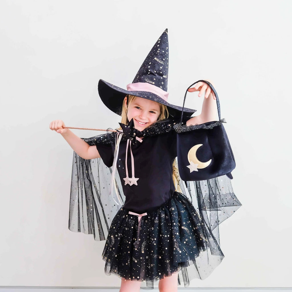 HALLOWEEN ETHEL TULLE WITCH CAPE