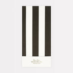 BLACK STRIPE TABLECLOTH