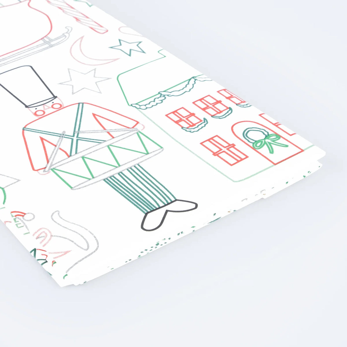 CHRISTMAS COLOUR IN ACTIVITY TABLECLOTH