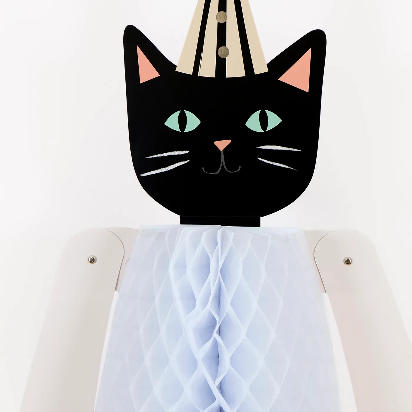 3 GIANT HANGING HALLOWEEN DECORATIONS (CAT, PUMPKIN, WITCH)