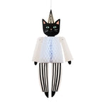 3 GIANT HANGING HALLOWEEN DECORATIONS (CAT, PUMPKIN, WITCH)