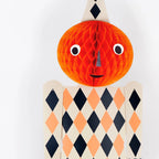 3 GIANT HANGING HALLOWEEN DECORATIONS (CAT, PUMPKIN, WITCH)