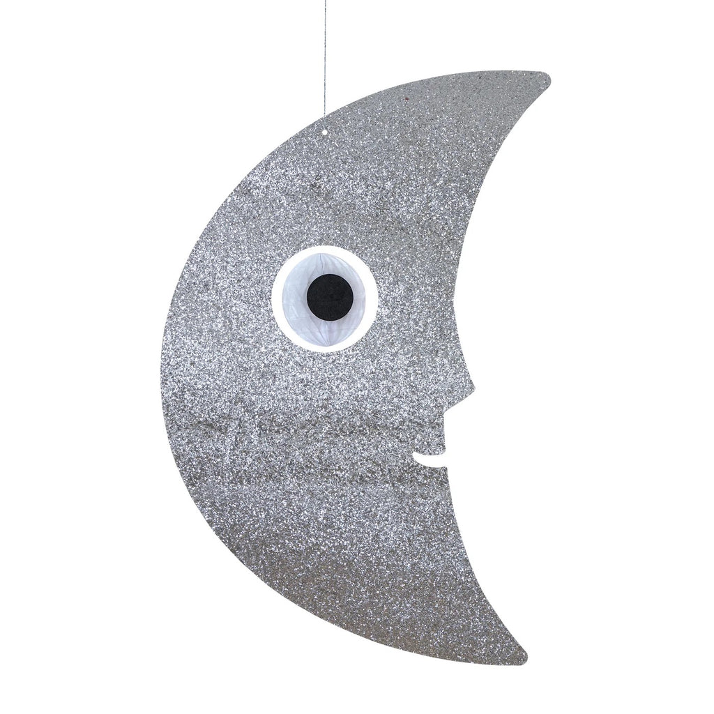 3 GIANT CHARACTER HALLOWEEN DECORATIONS (GHOST, MOON, WITCH)