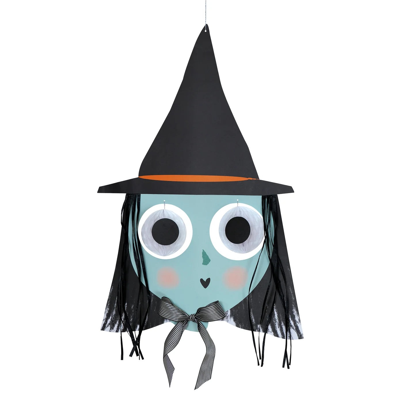3 GIANT CHARACTER HALLOWEEN DECORATIONS (GHOST, MOON, WITCH)