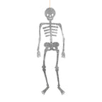3 GIANT GLITTER JOINTED SKELETON DECORATIONS
