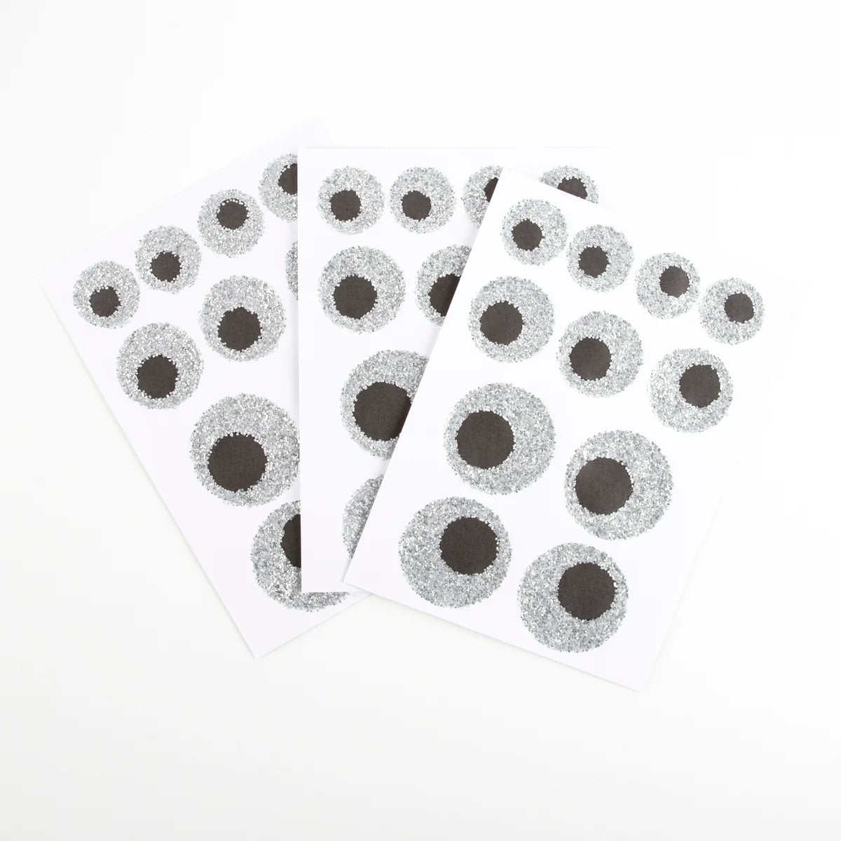GLITTER EYEBALL STICKERS (8 SHEETS)