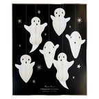 6 HANGING GHOST DECORATIONS