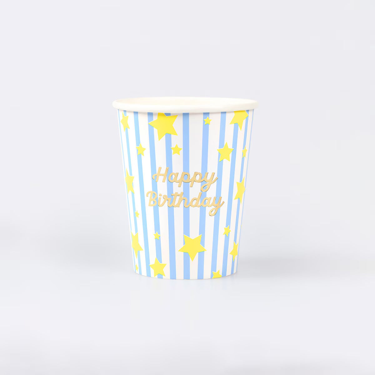 8 BRIGHT STAR HAPPY BIRTHDAY CUPS