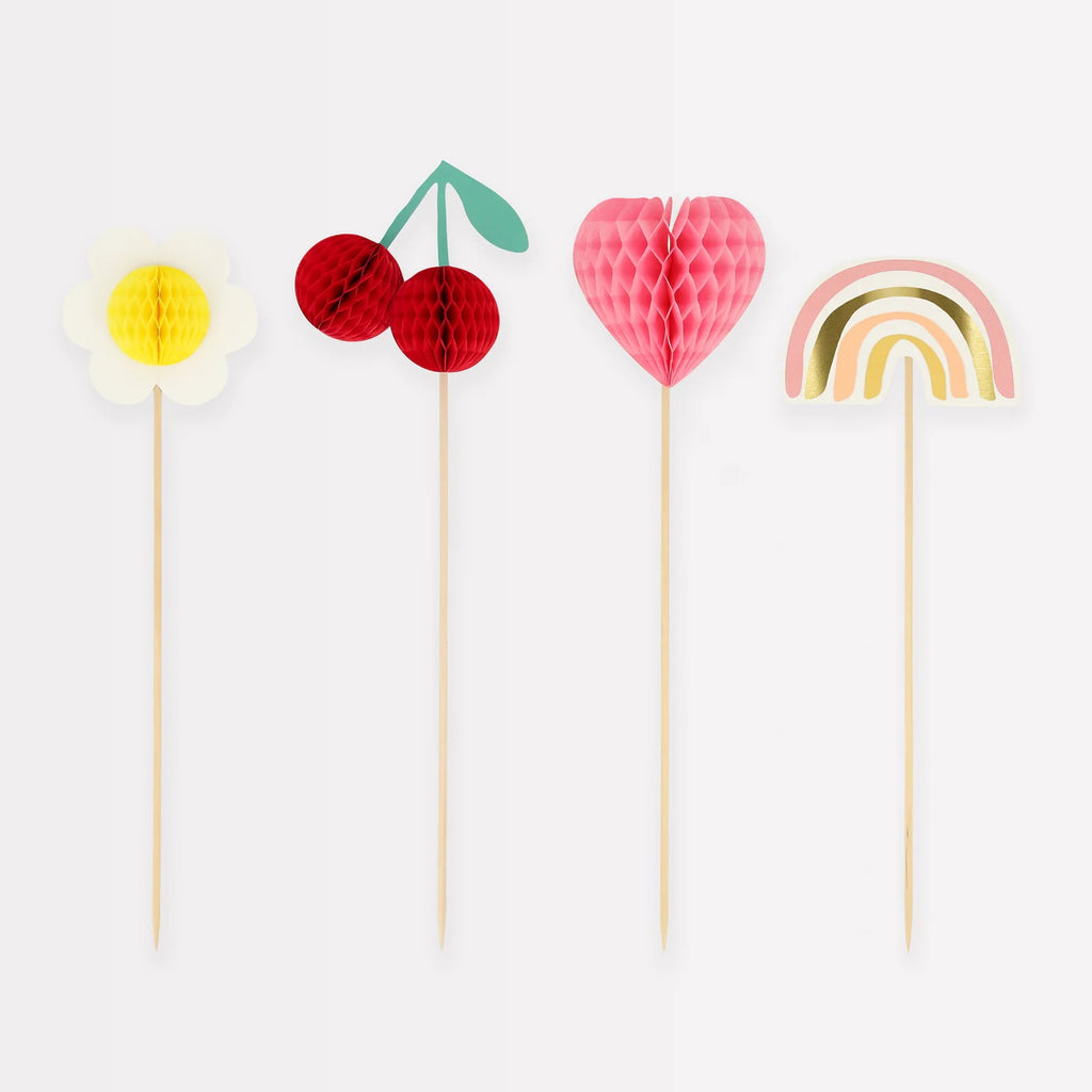 HAPPY ICONS CAKE TOPPERS
