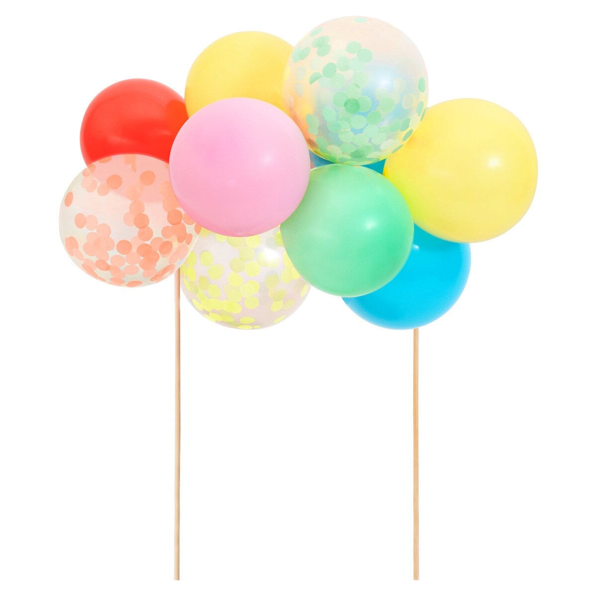 RAINBOW BALLOON CAKE TOPPER