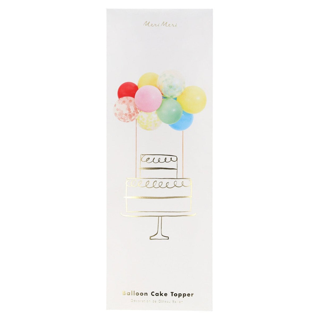 RAINBOW BALLOON CAKE TOPPER