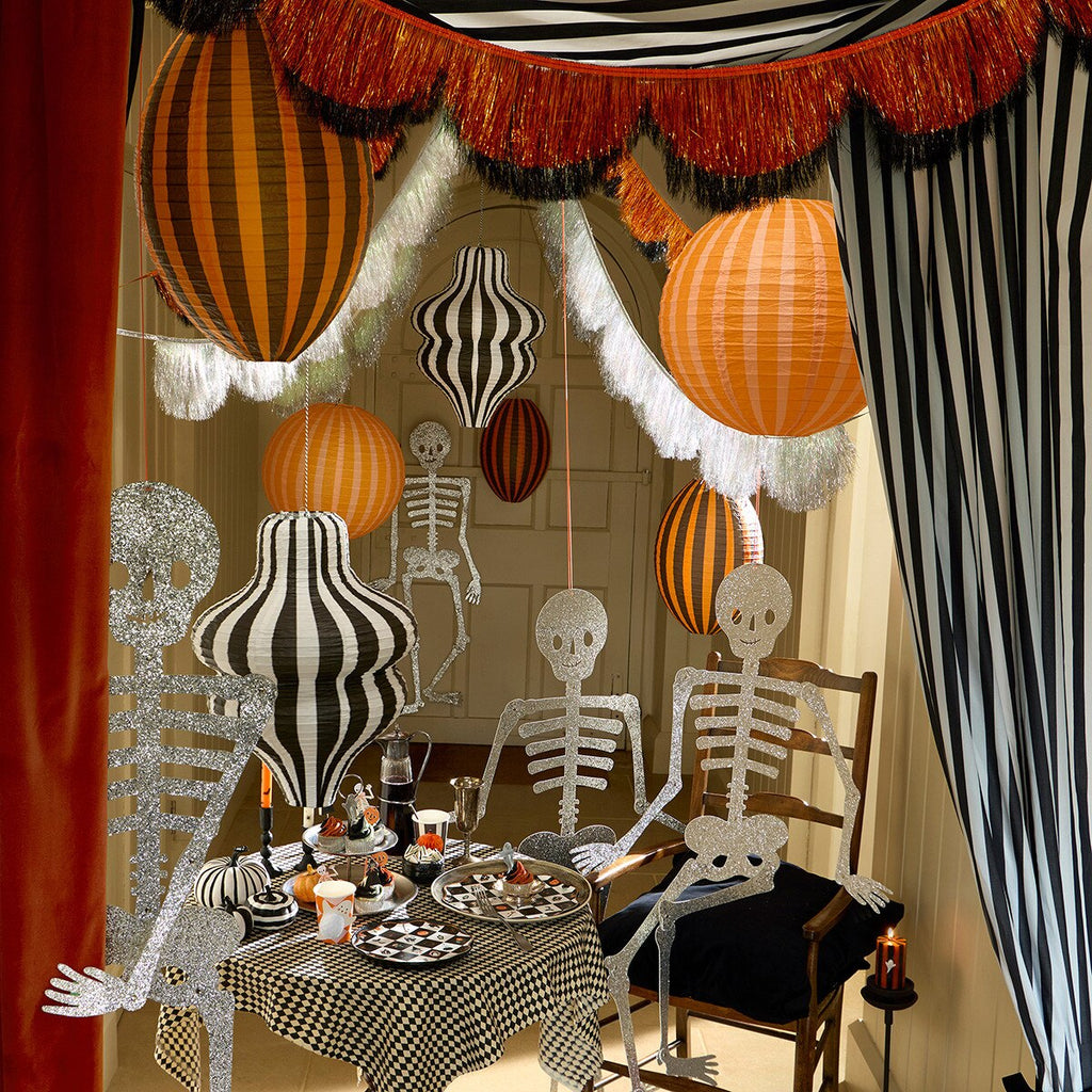 STRIPY HALLOWEEN LANTERNS