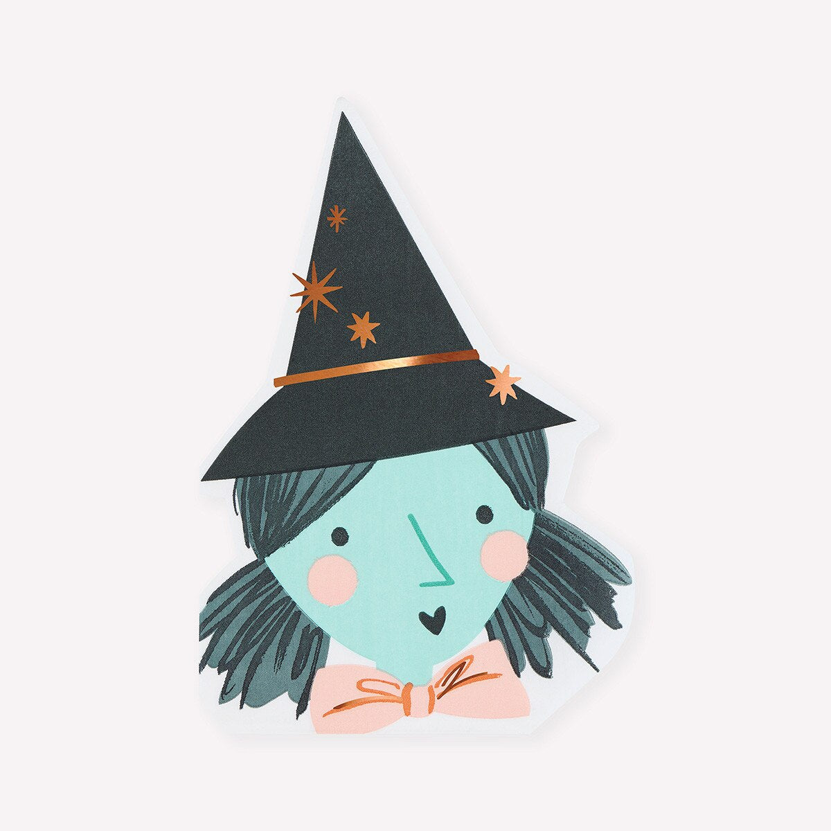 16 WITCH SHAPED NAPKINS