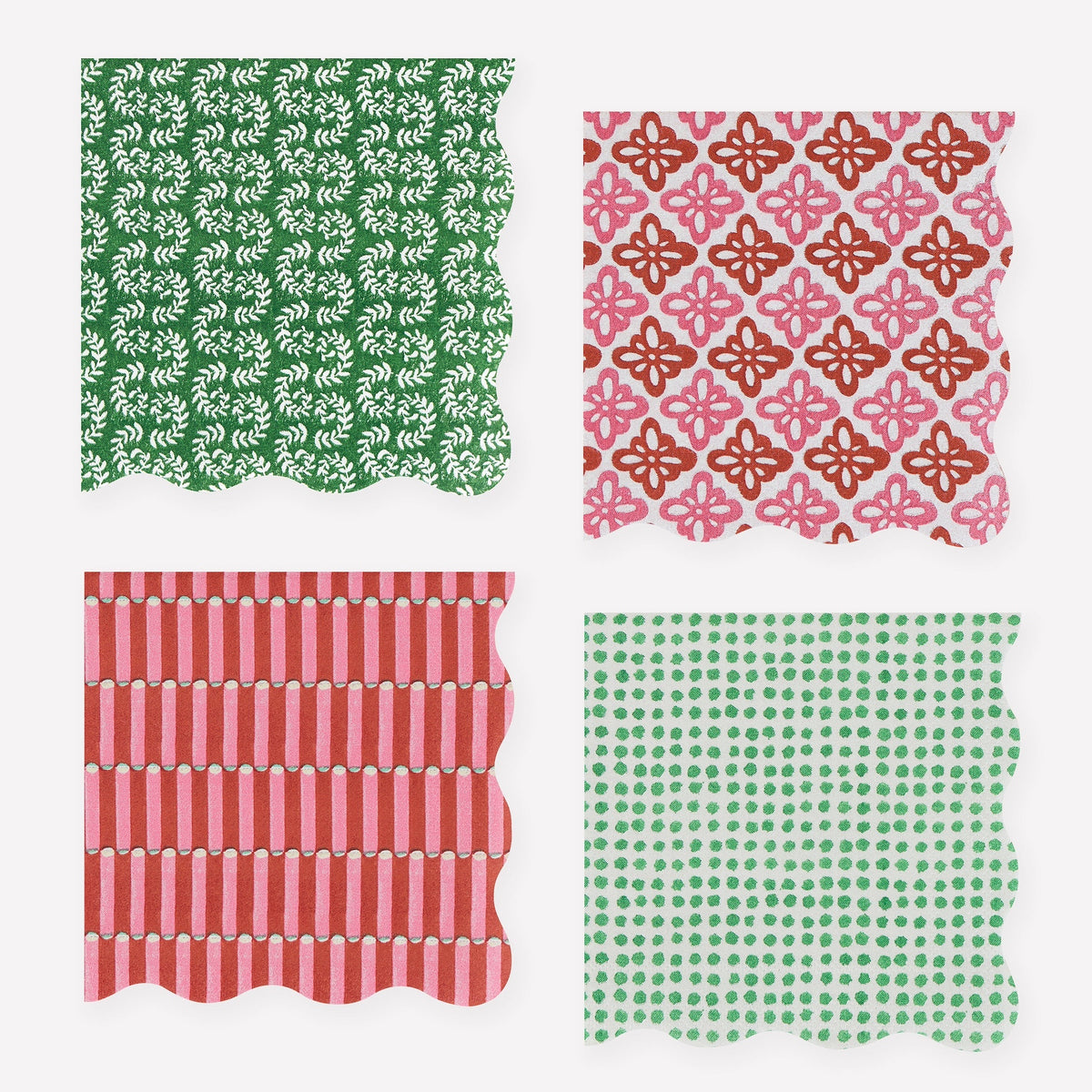 16 MOLLY MAHON FESTIVE PAPER NAPKINS