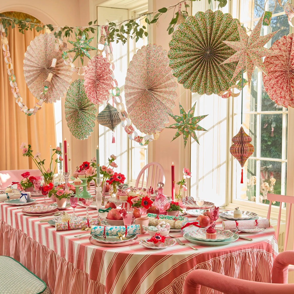 3 LIBERTY RED & GREEN GIANT PINWHEELS