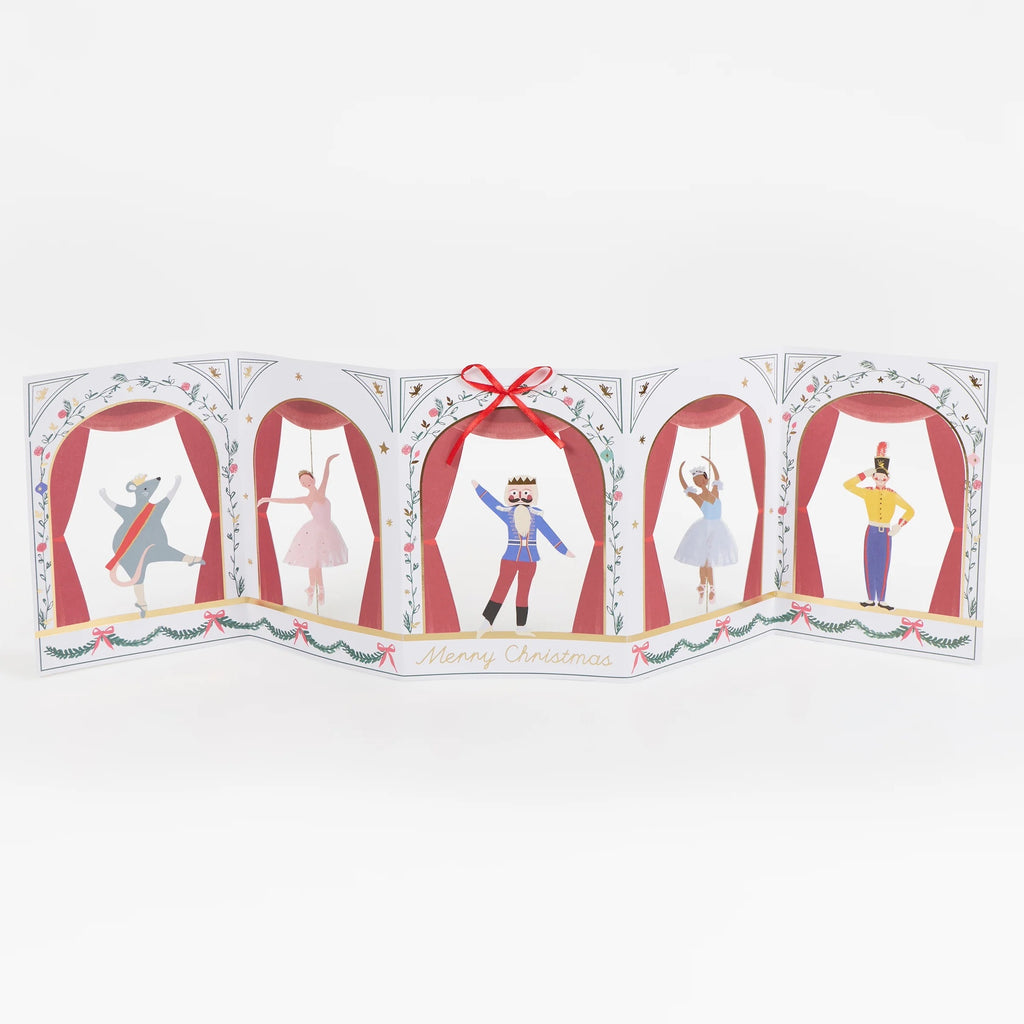 NEW YORK CITY BALLET CHRISTMAS CONCERTINA CARD