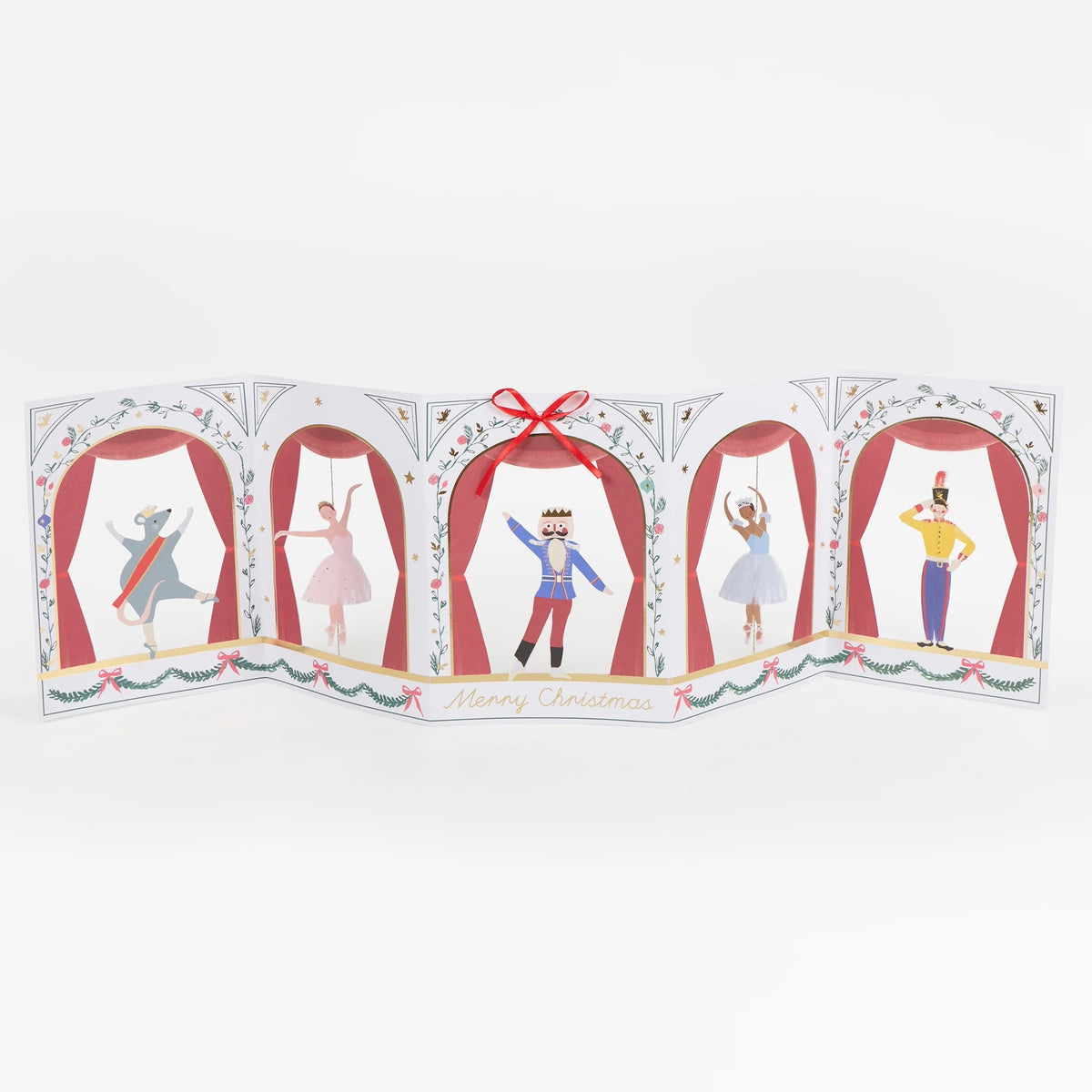 NEW YORK CITY BALLET CHRISTMAS CONCERTINA CARD