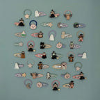 HALLOWEEN CAT MINI CLIC CLAC HAIR CLIPS