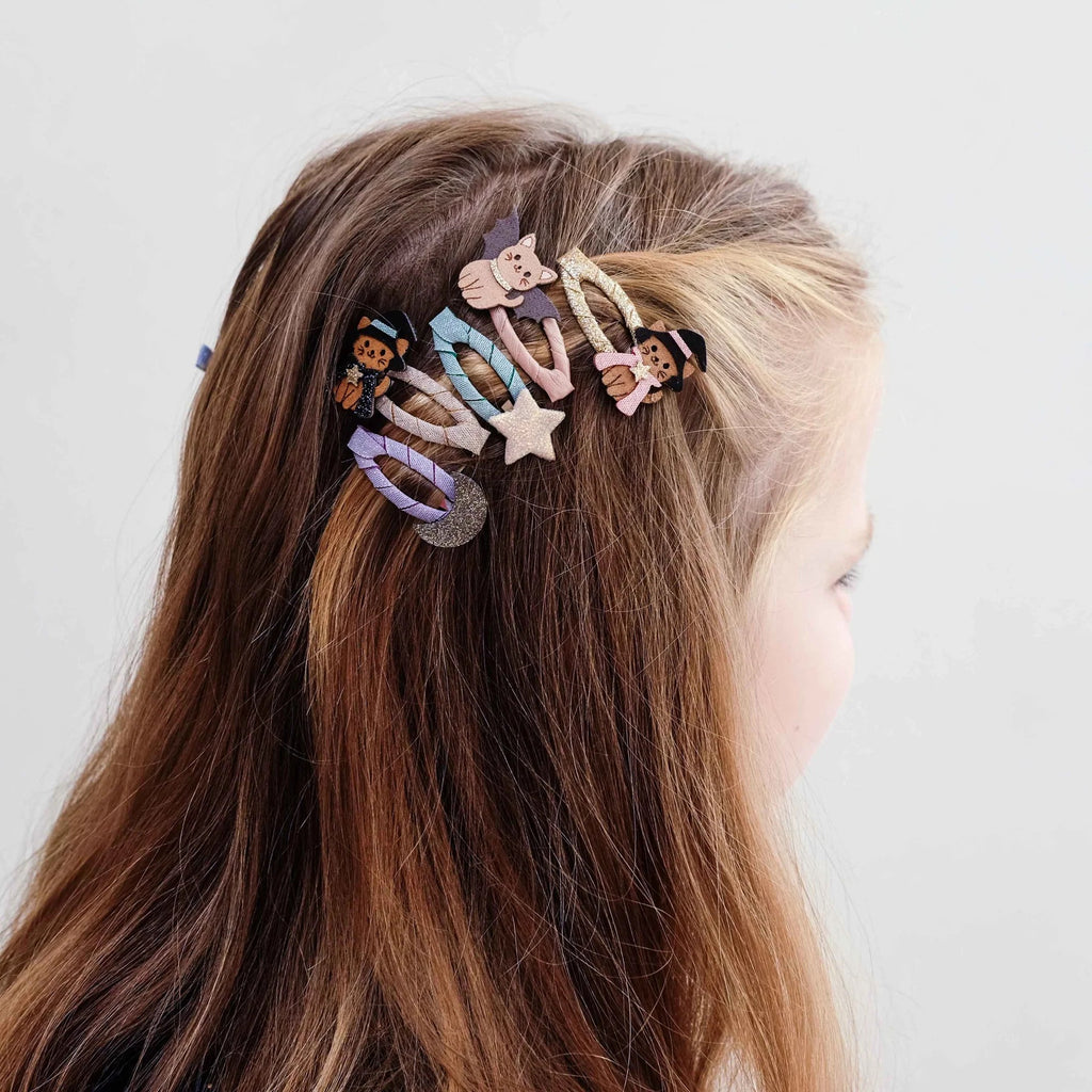 HALLOWEEN CAT MINI CLIC CLAC HAIR CLIPS