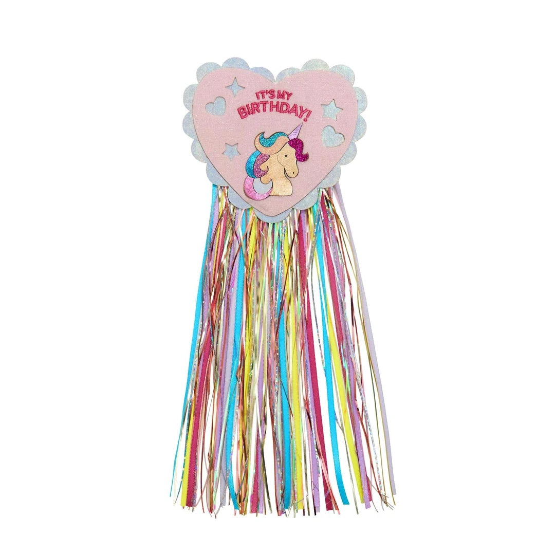 MAGICAL UNICORN BIRTHDAY BADGE