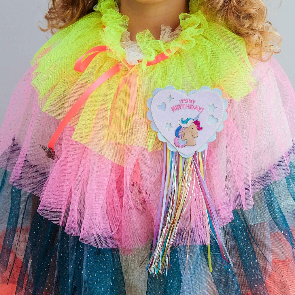 MAGICAL UNICORN BIRTHDAY BADGE