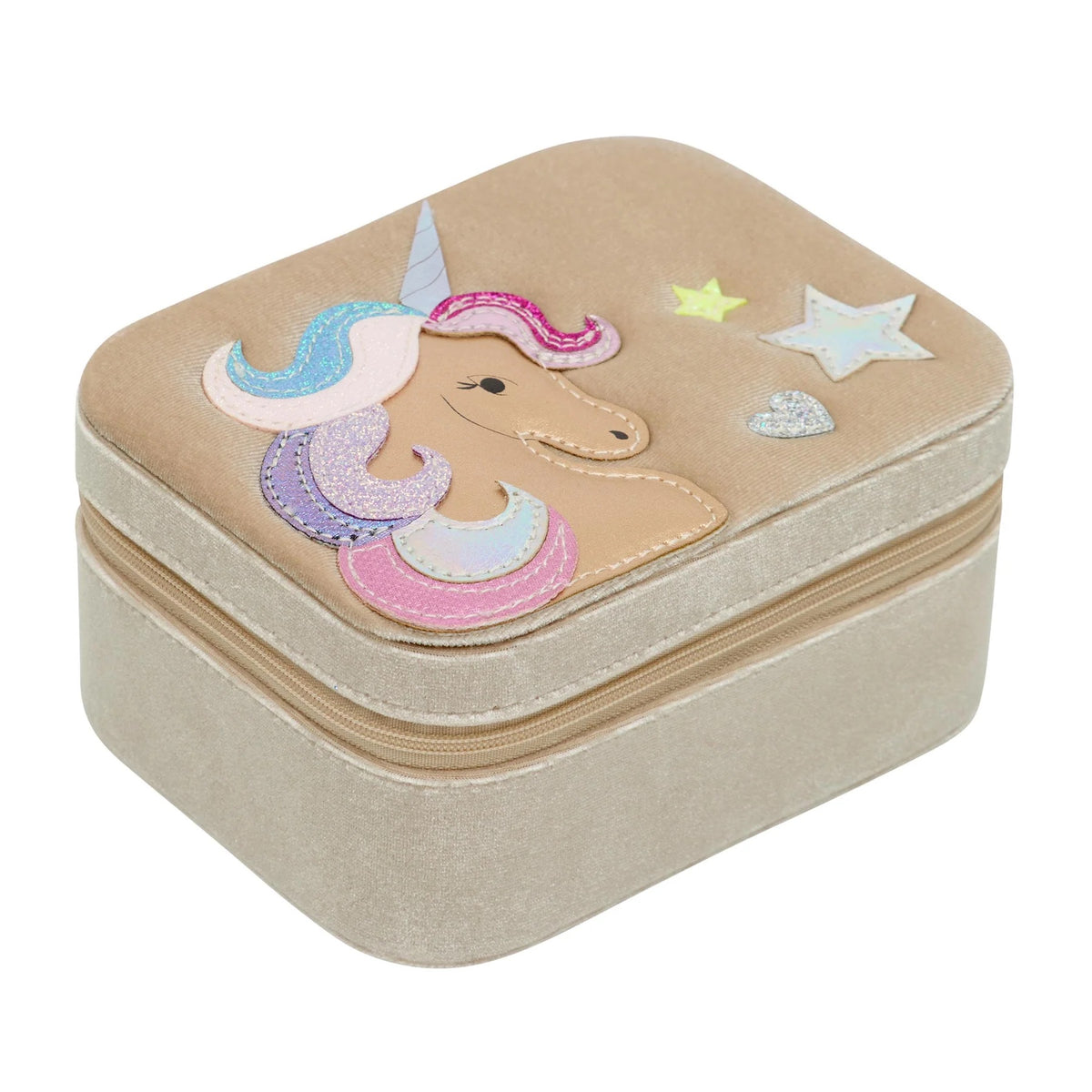 VELVET UNICORN JEWELLERY BOX