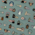 HALLOWEEN CAT MINI CLIC CLAC HAIR CLIPS